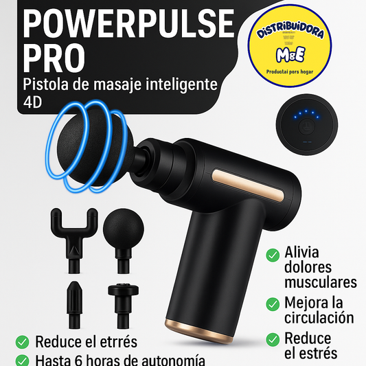 PowerPulse Pro –  Masaje Inteligente 4D
